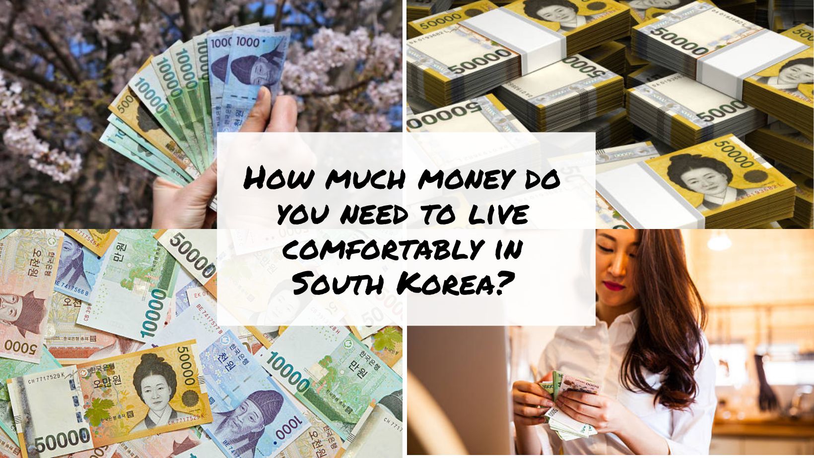 How much money do you need to live comfortably in South Korea